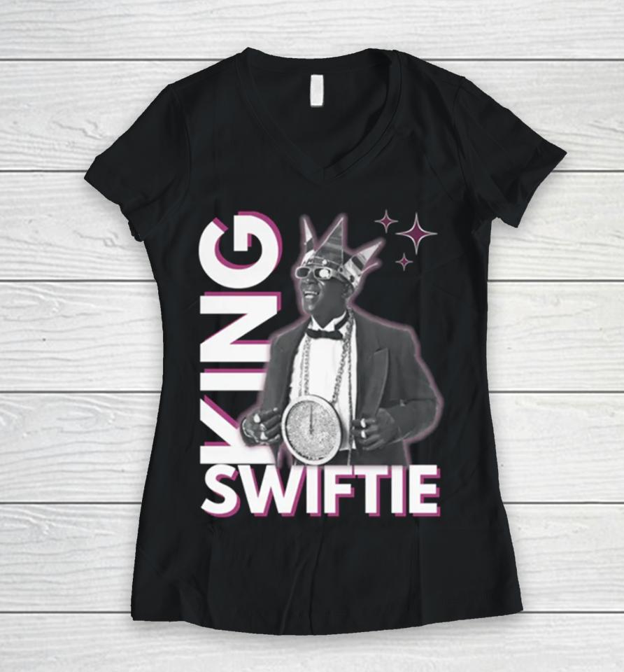 King Swiftie Women V-Neck T-Shirt