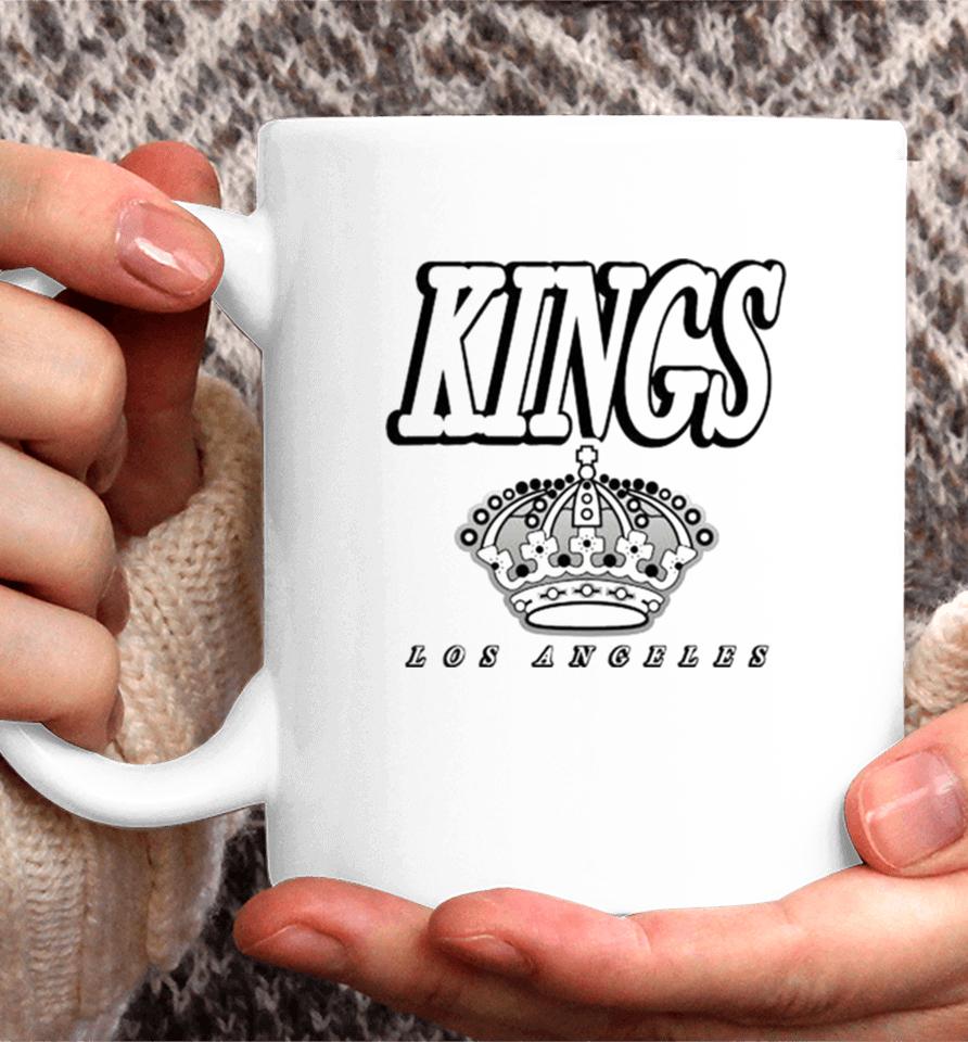 Kings Los Angeles Crown Hockey Nhl Coffee Mug
