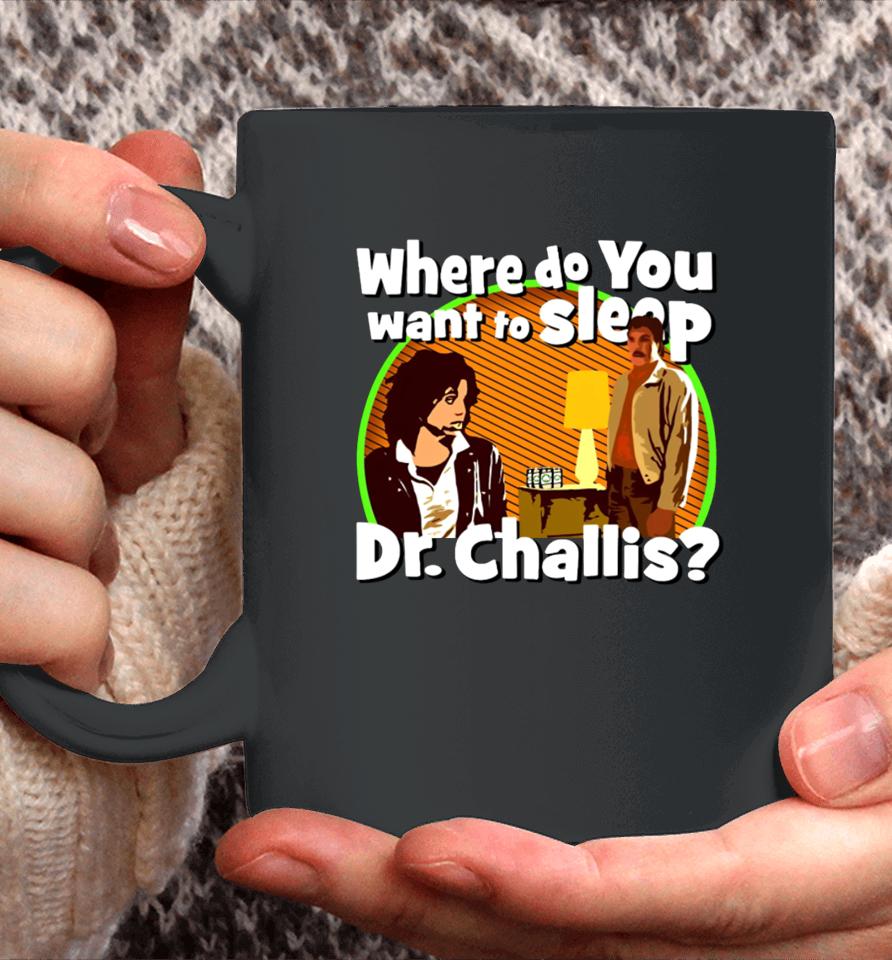 Kinky Horror Where Do You Want To Sleep Dr Challis Coffee Mug