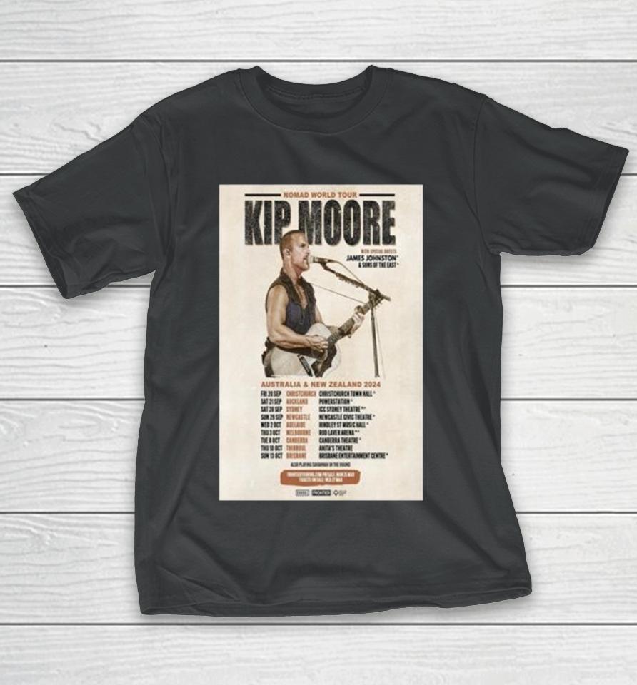 Kip Moore Australia And New Zealand Tour 2024 T-Shirt
