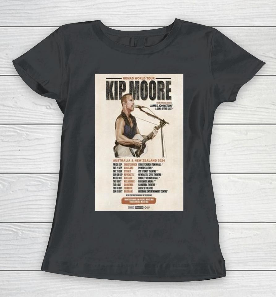 Kip Moore Australia And New Zealand Tour 2024 Women T-Shirt