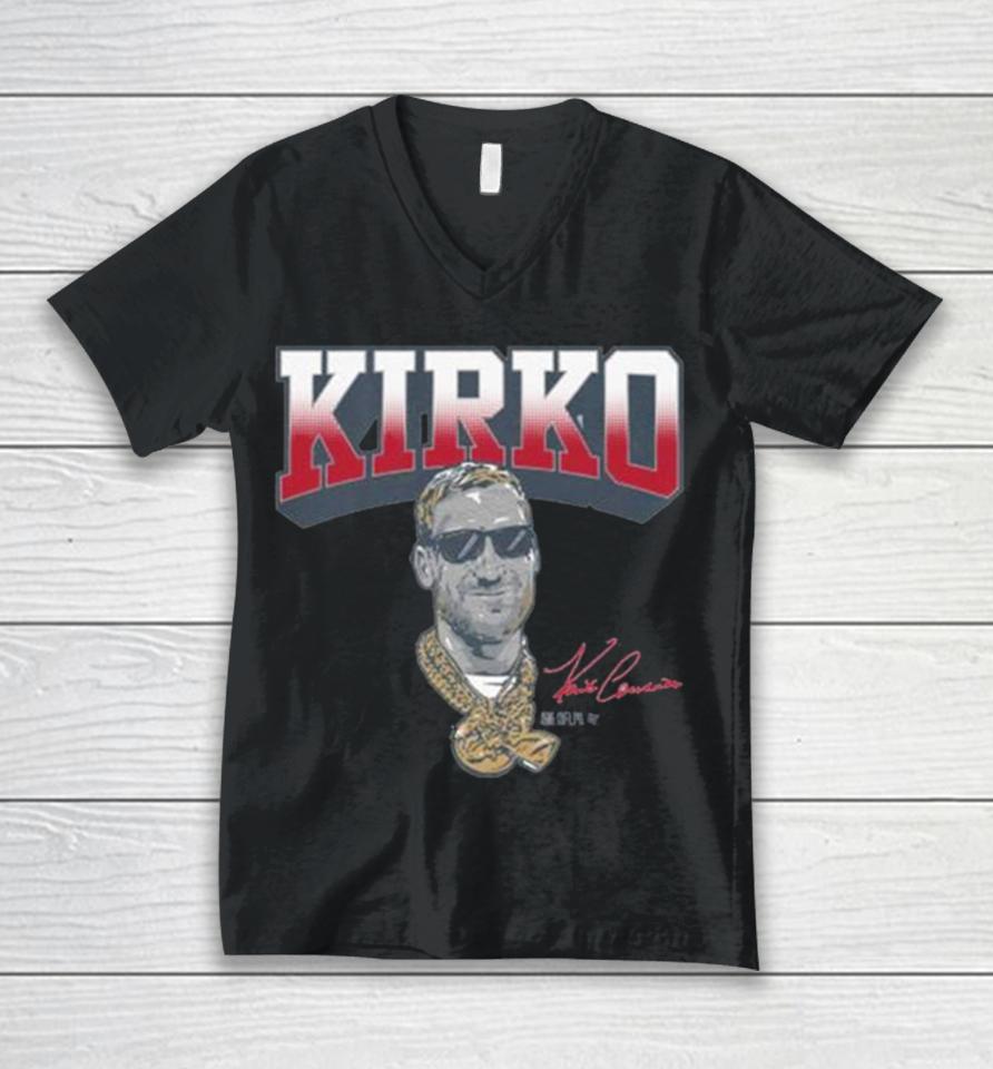 Kirk Cousins Kirko Chainz Atl Signature Unisex V-Neck T-Shirt