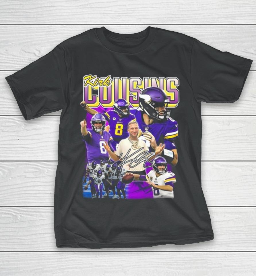 Kirk Cousins Minnesota Vikings Signature T-Shirt
