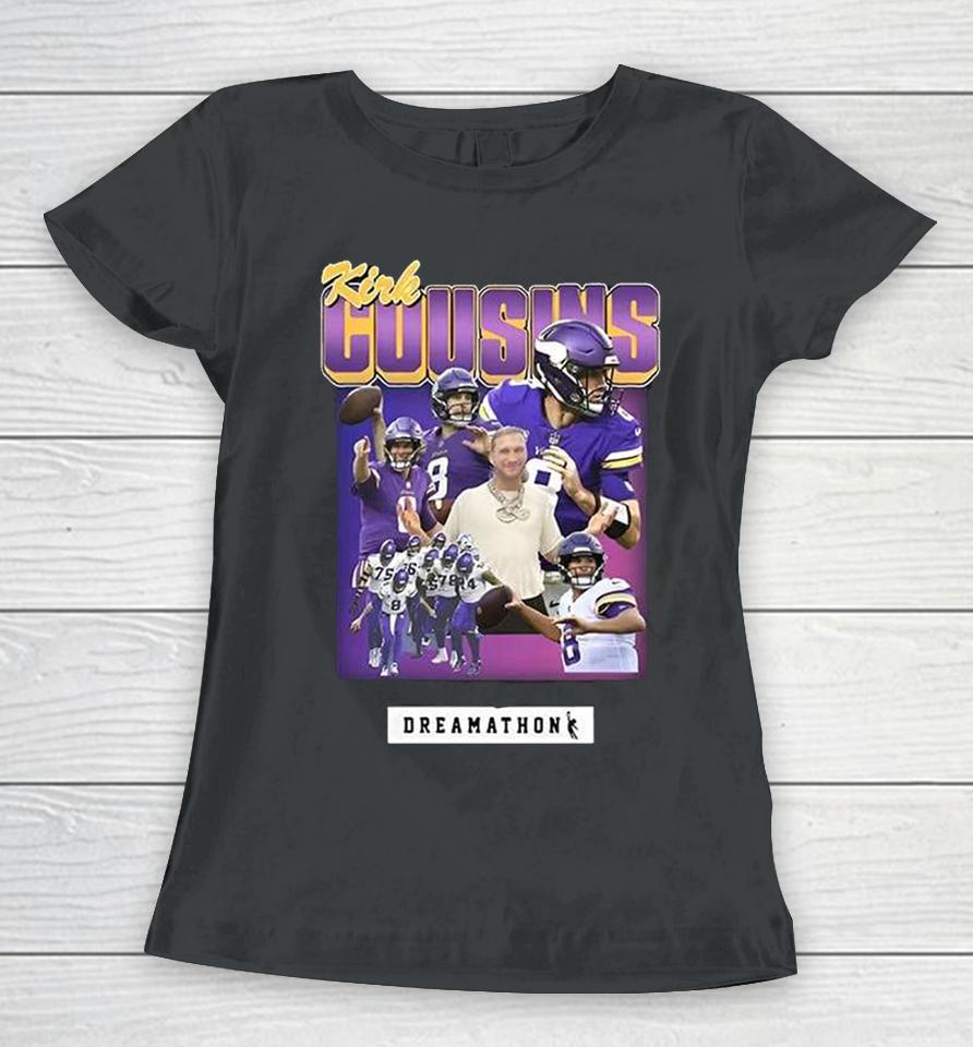 Kirk Cousins Qb Jaren Hall Vikings Women T-Shirt