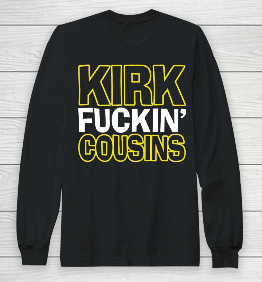 Kirk Cousins Long Sleeve T-Shirt
