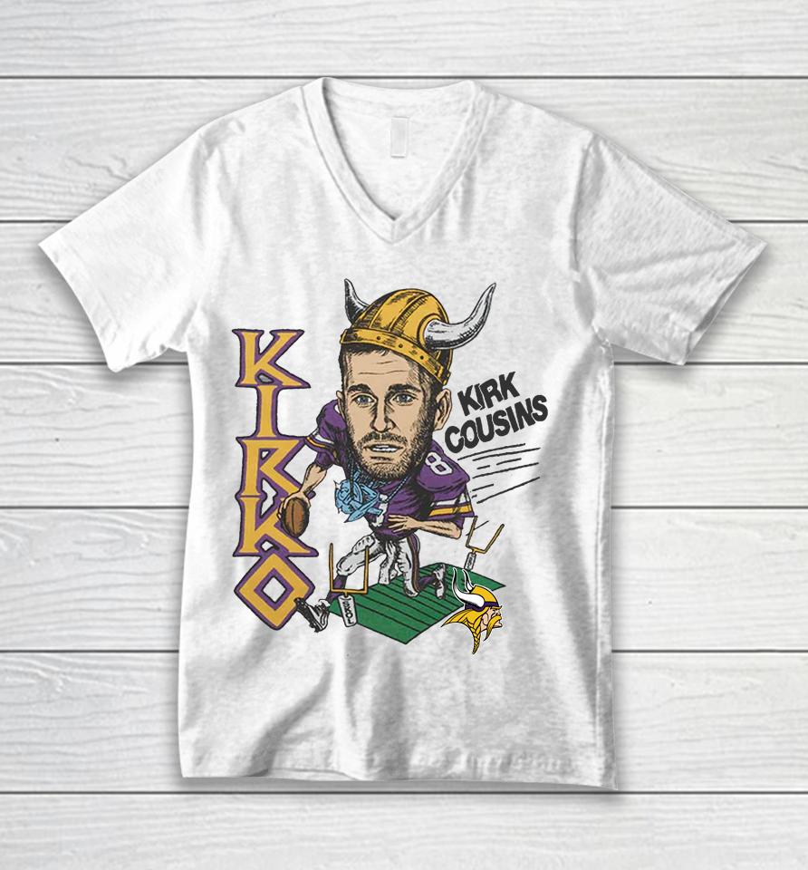 Kirk Cousins Vikings Homage Unisex V-Neck T-Shirt