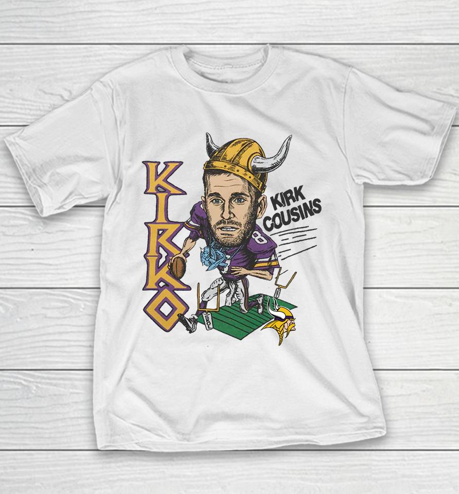 Kirk Cousins Vikings Homage Youth T-Shirt