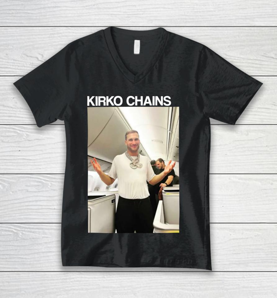 Kirko Chains Unisex V-Neck T-Shirt