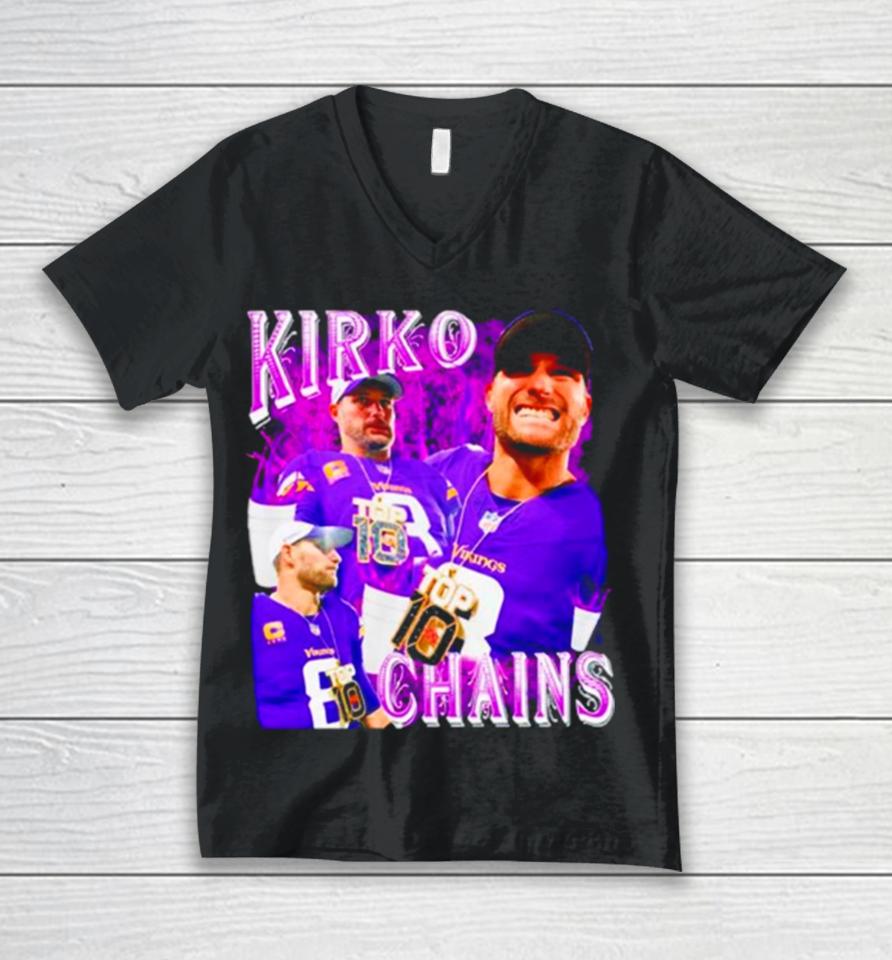 Kirko Chainz Minnesota Vikings Unisex V-Neck T-Shirt