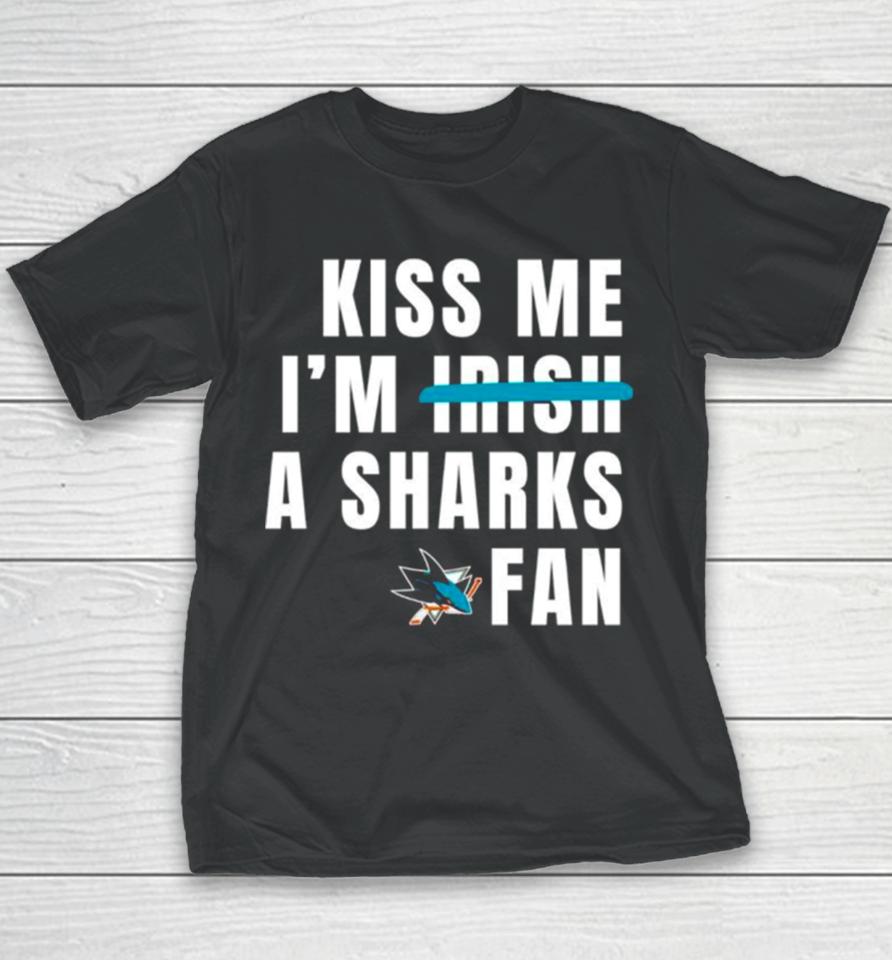 Kiss Me I’m A Sharks Fan Youth T-Shirt