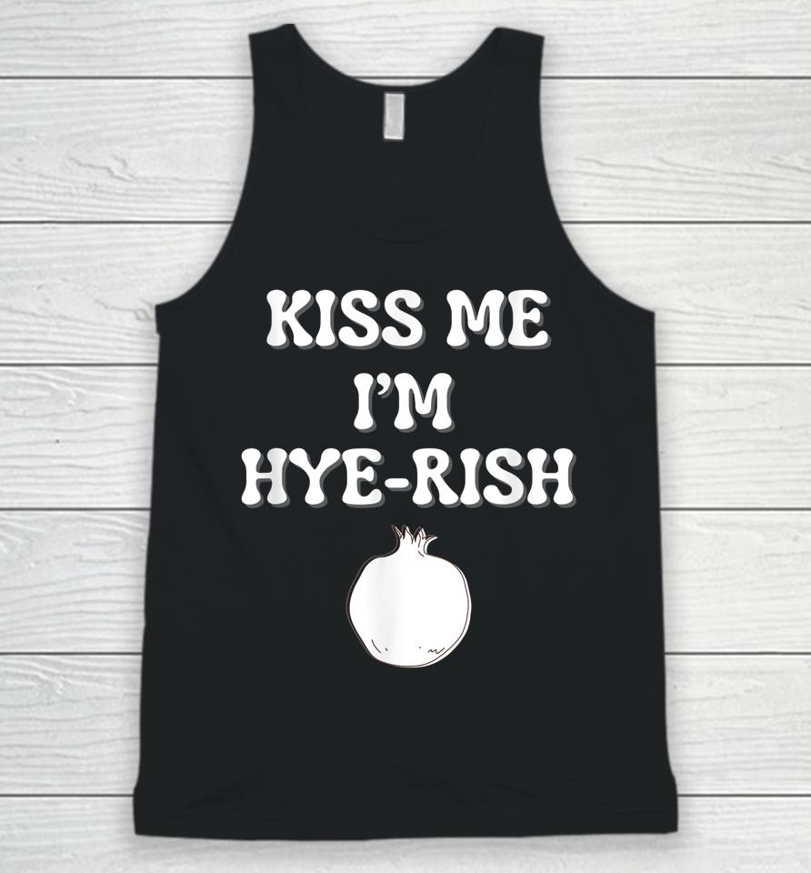 Kiss Me I'm Hyerish Irish Armenian Funny St Patricks Day Unisex Tank Top