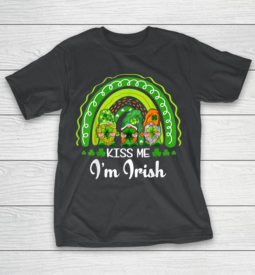 Kiss Me I'm Irish Lucky Rainbow St Patrick's Day T-Shirt