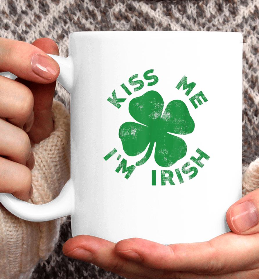 Kiss Me I'm Irish St Patrick's Day Coffee Mug