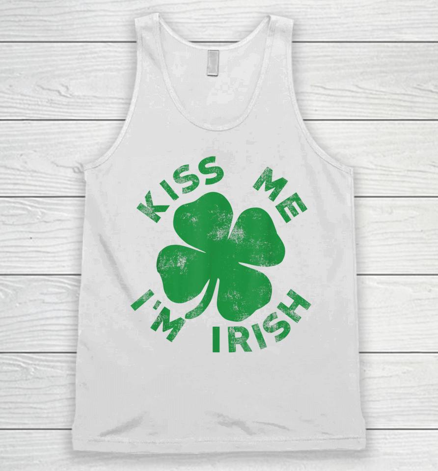 Kiss Me I'm Irish St Patrick's Day Unisex Tank Top