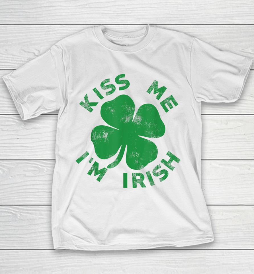 Kiss Me I'm Irish St Patrick's Day Youth T-Shirt