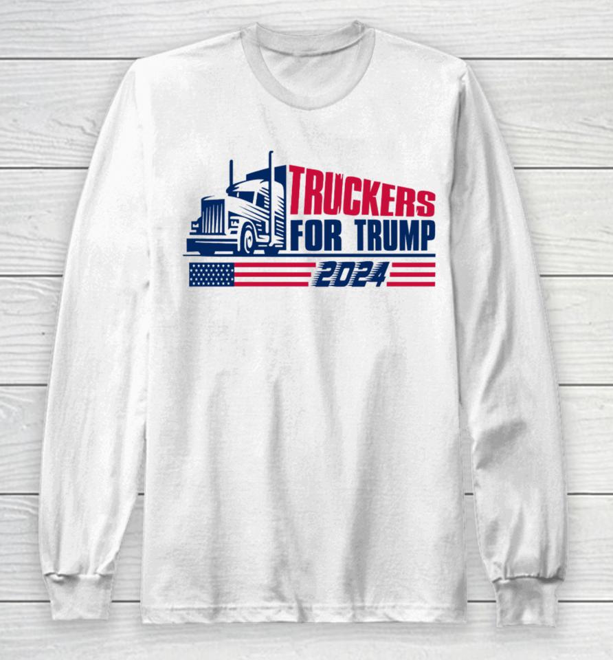 Kneeknocker Truckers For Trump 2024 Long Sleeve T-Shirt