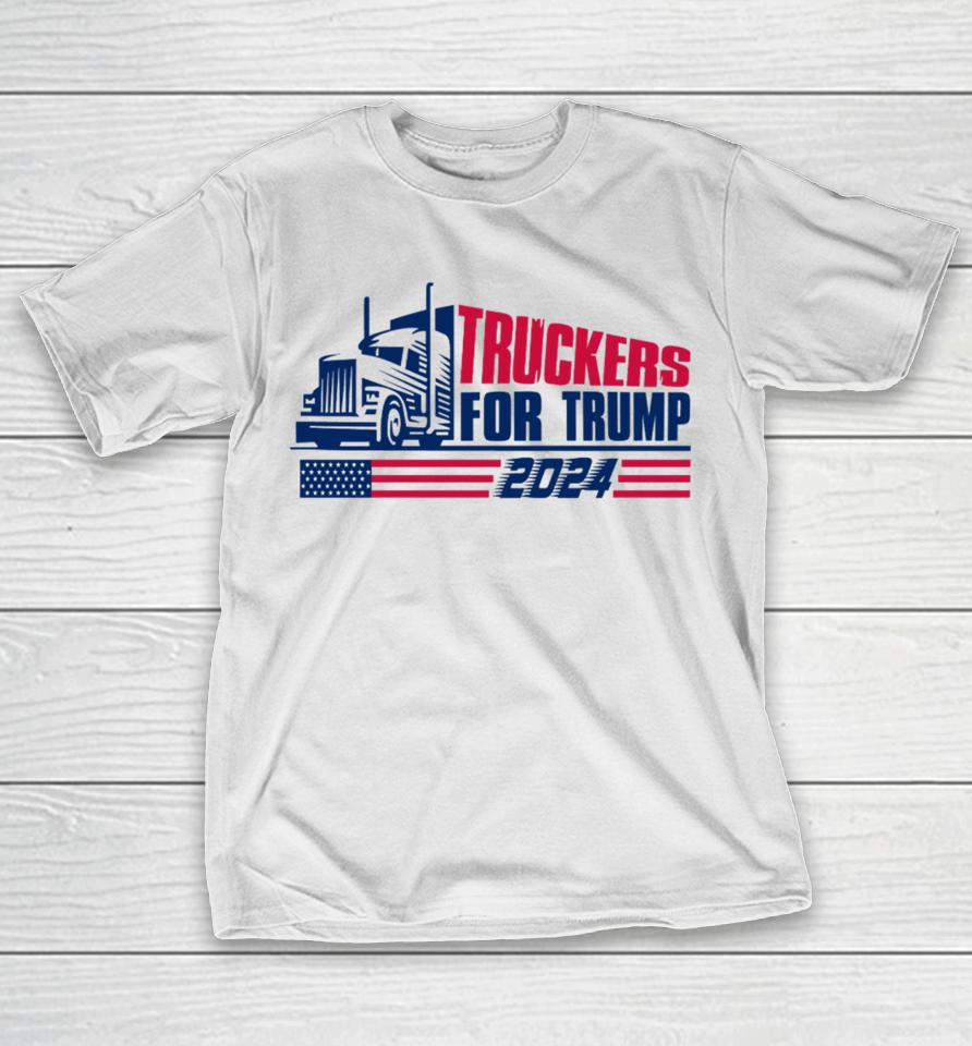Kneeknocker Truckers For Trump 2024 T-Shirt