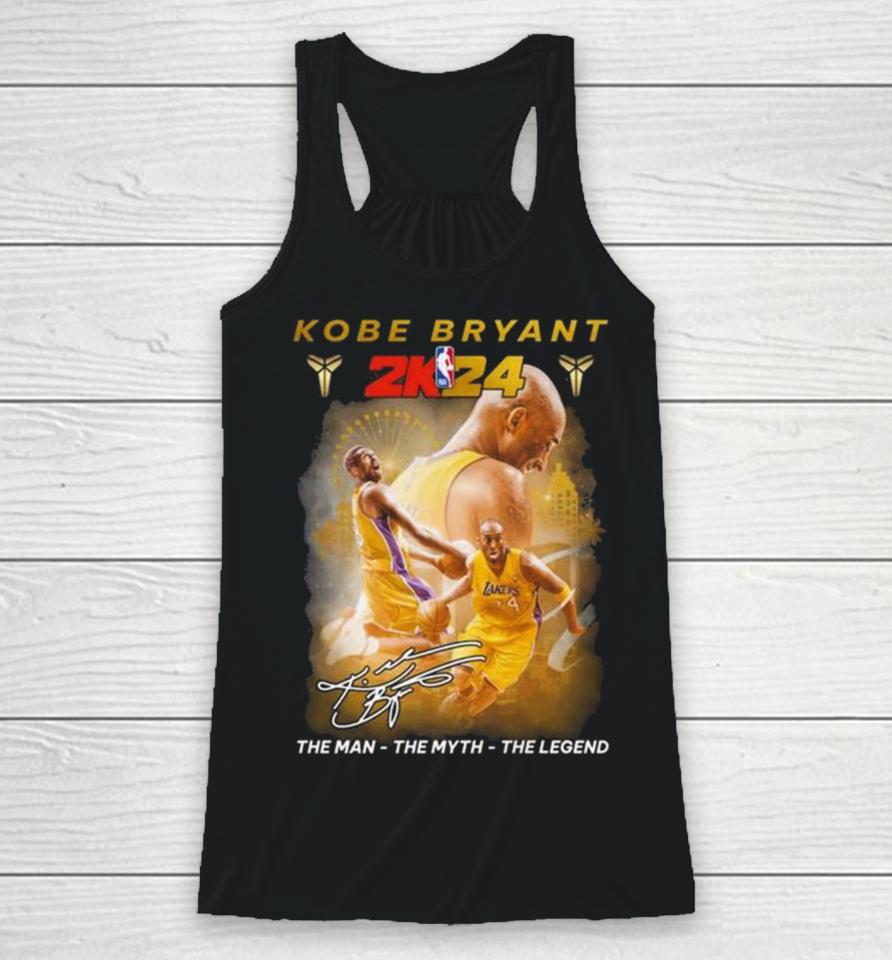 Kobe Bryant 2K24 The Man The Myth The Legend 2024 Signature Racerback Tank