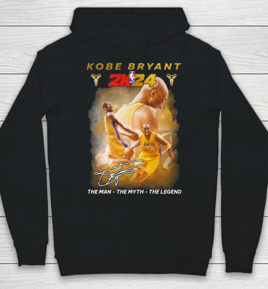 Kobe Bryant 2K24 The Man The Myth The Legend 2024 Signature Hoodie