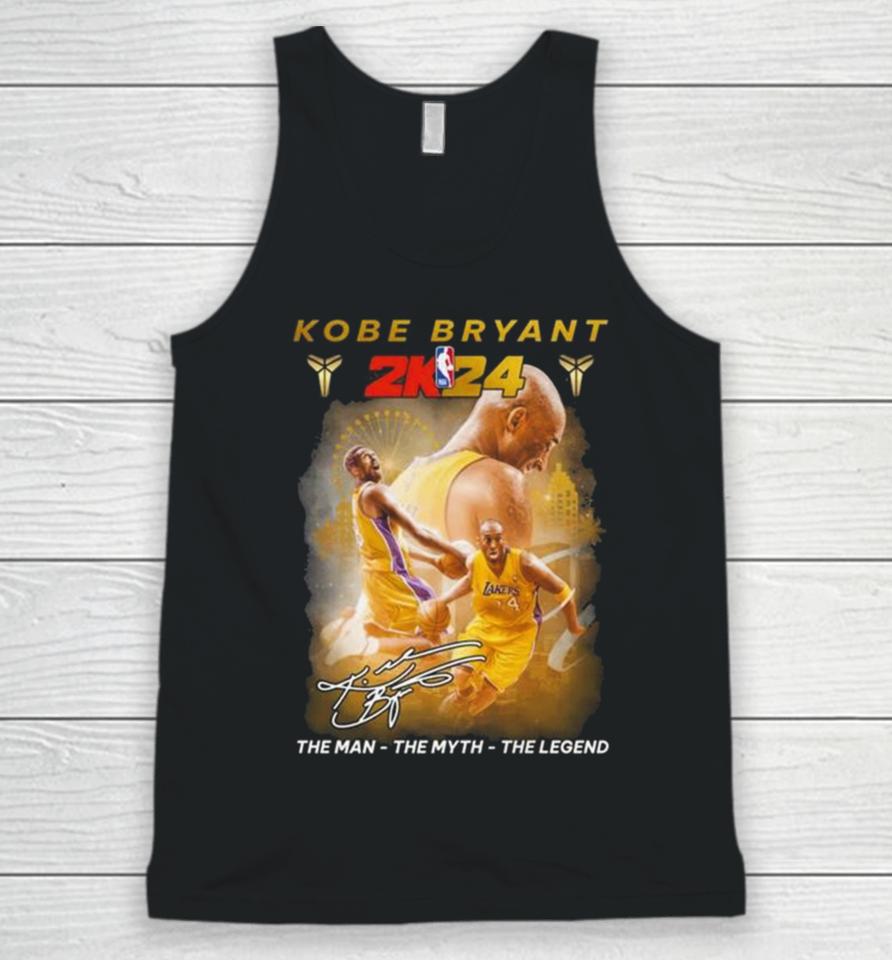 Kobe Bryant 2K24 The Man The Myth The Legend 2024 Signature Unisex Tank Top
