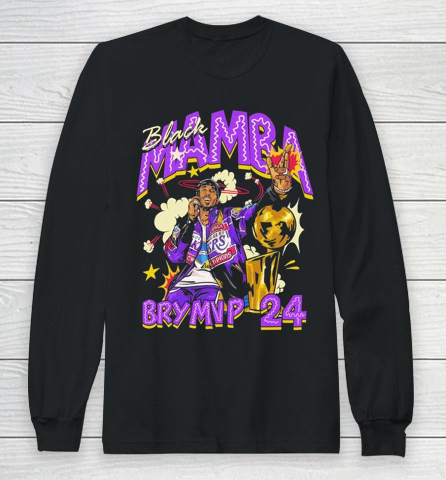 Kobe Bryant Black Mamba Bry Mvp 24 Long Sleeve T-Shirt