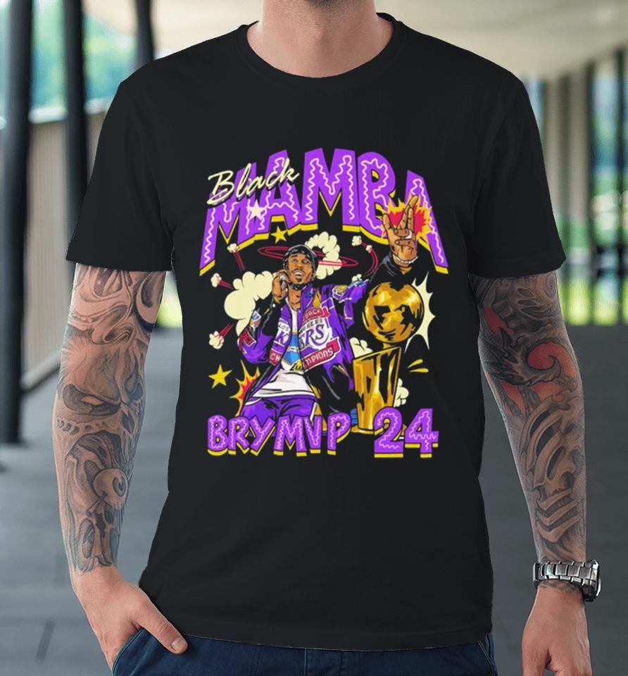 Kobe Bryant Black Mamba Bry Mvp 24 Premium T-Shirt