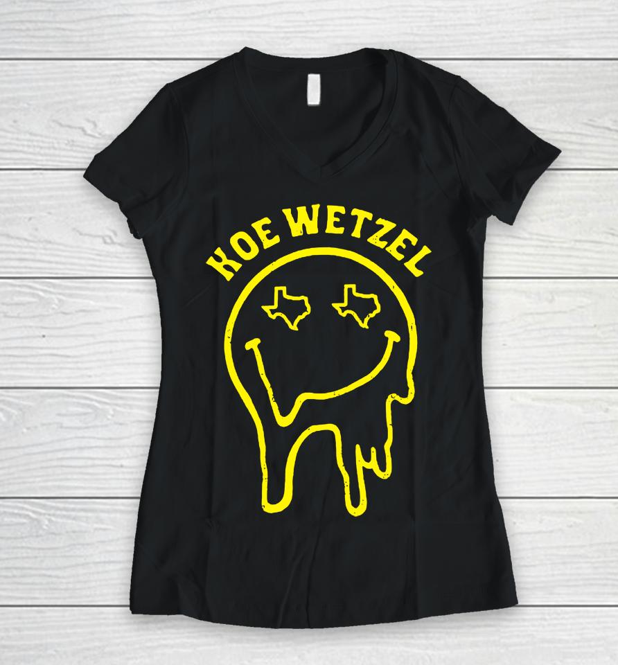 Koe Wetzel 2022 Women V-Neck T-Shirt