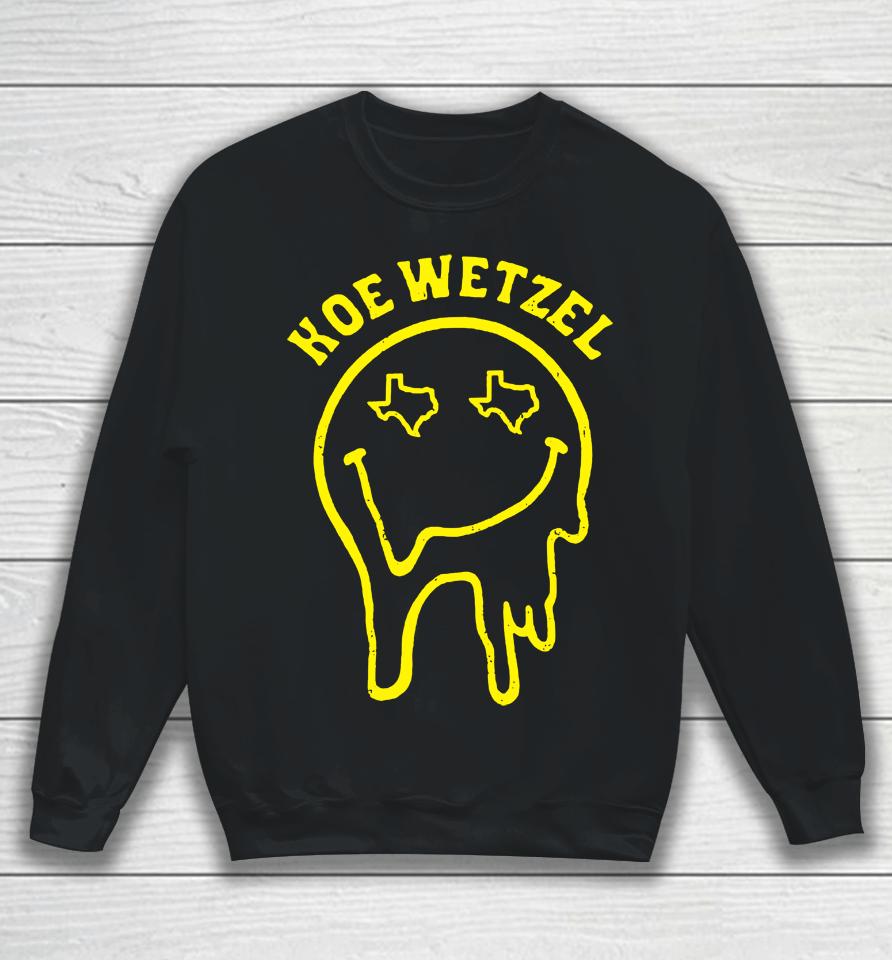 Koe Wetzel Merch Droopy Smiley Sweatshirt