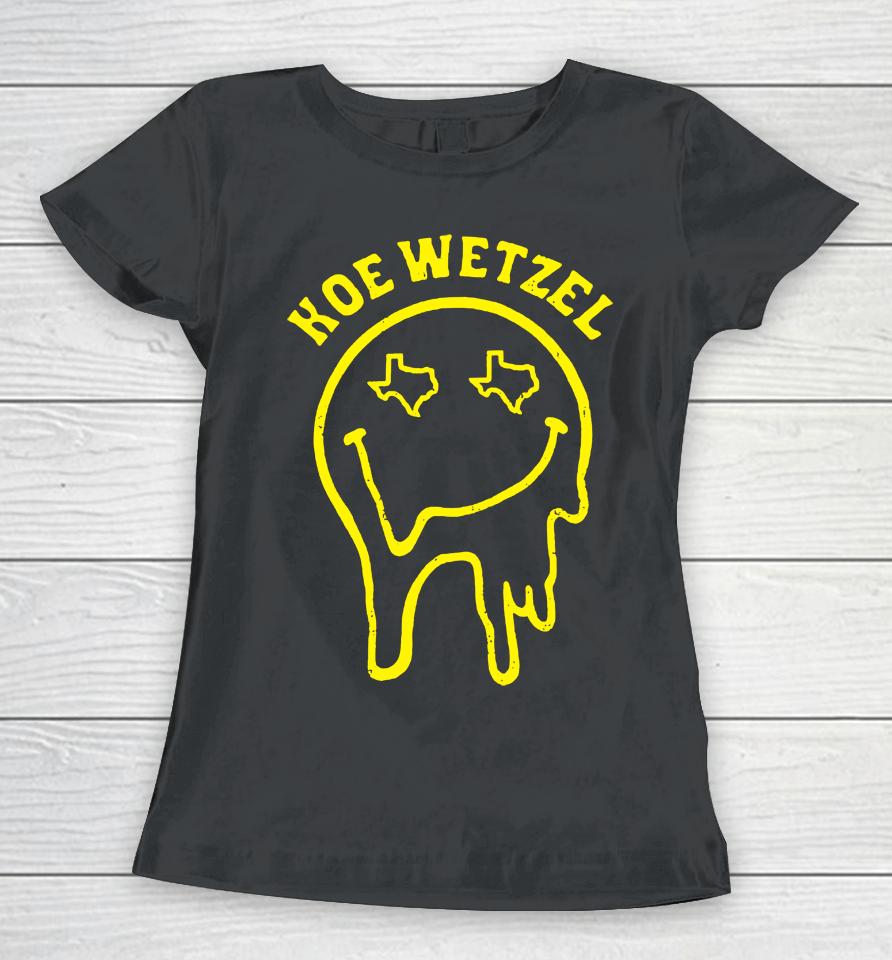 Koe Wetzel Merch Droopy Smiley Women T-Shirt