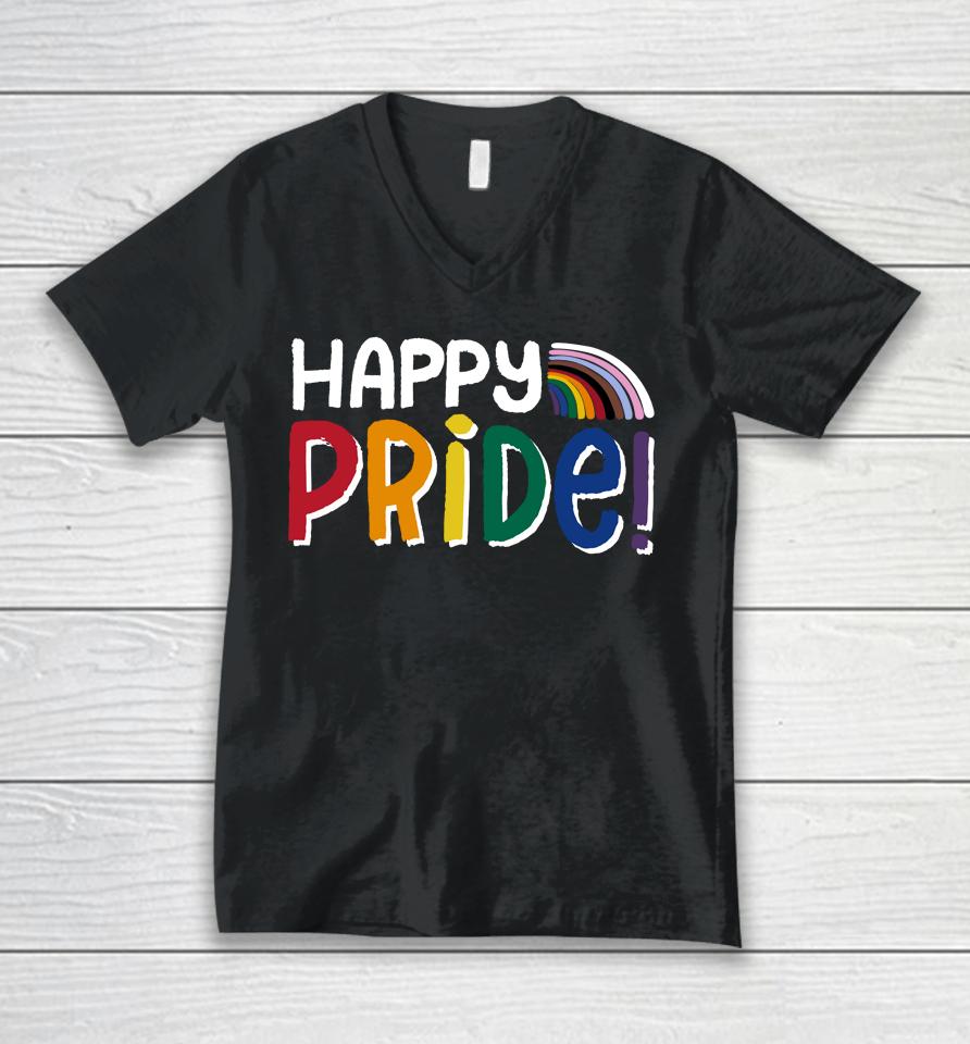Kohl's Carter's Pride Happy Pride Unisex V-Neck T-Shirt