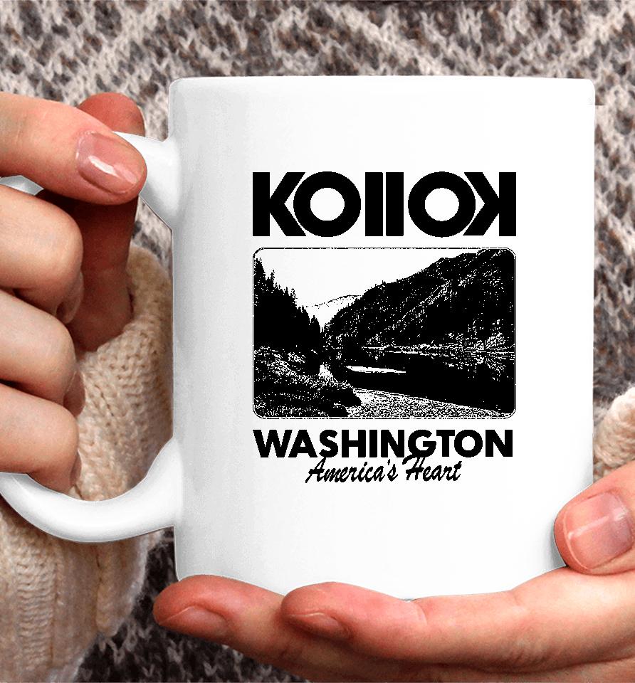 Kollok Washington America's Heart Coffee Mug