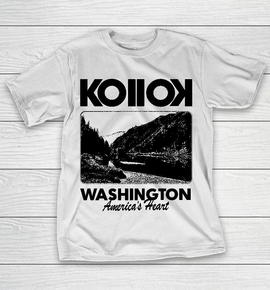Kollok Washington America's Heart T-Shirt