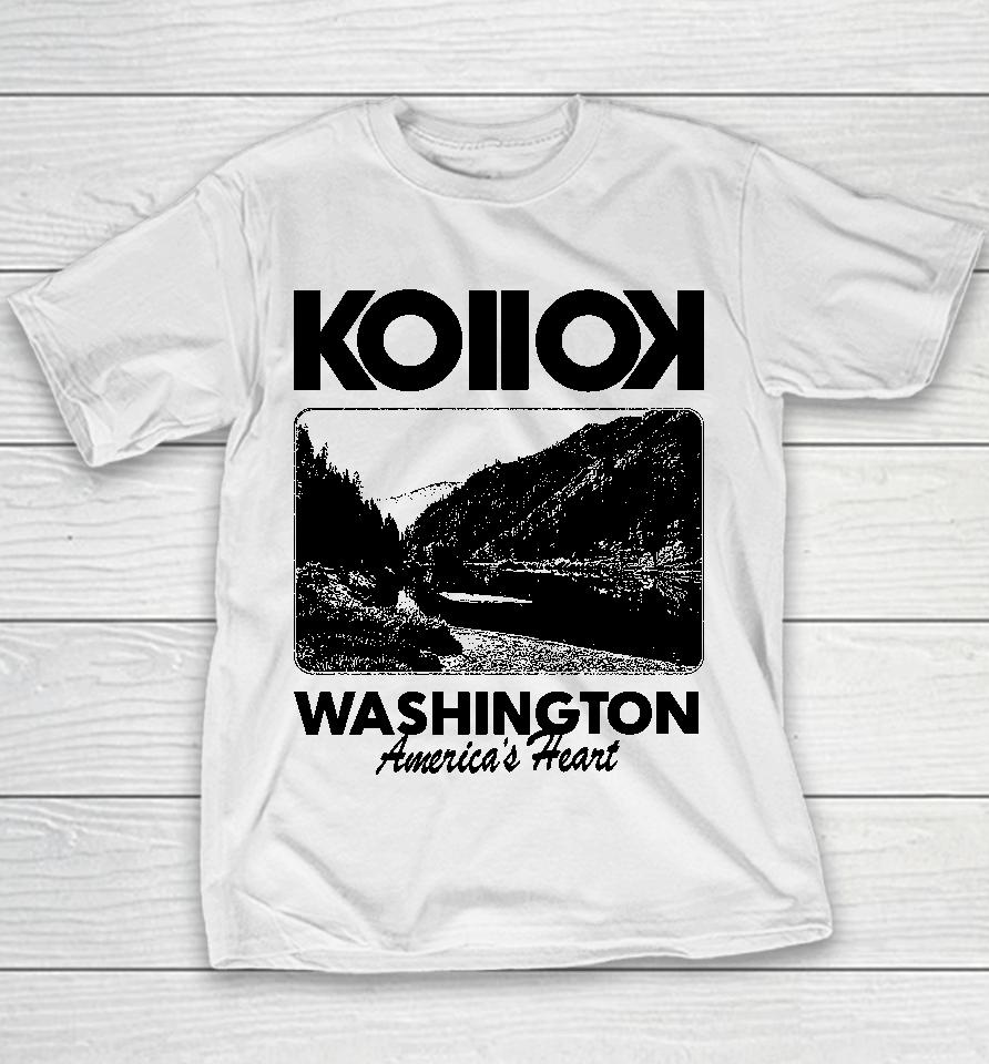 Kollok Washington America's Heart Youth T-Shirt