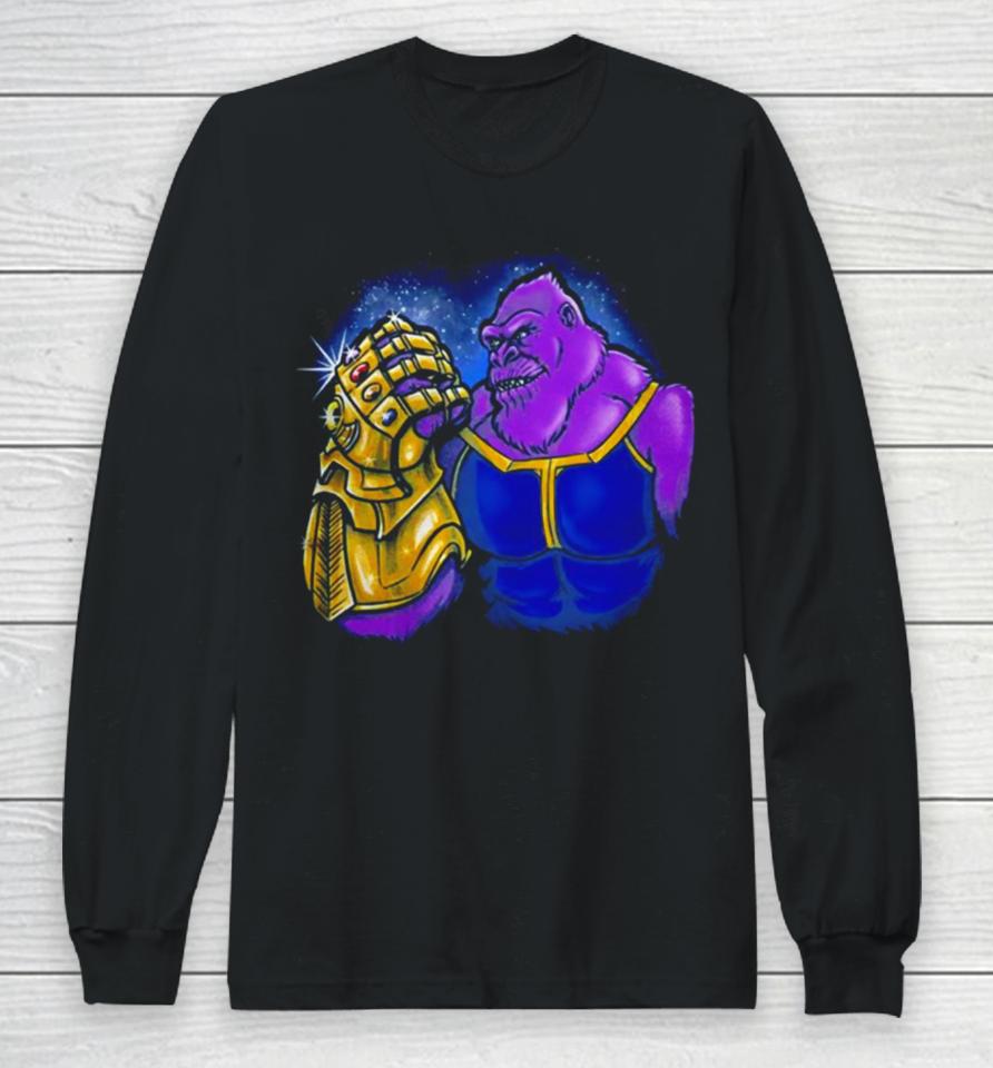 Kongfinity Gauntlet King Kong Long Sleeve T-Shirt