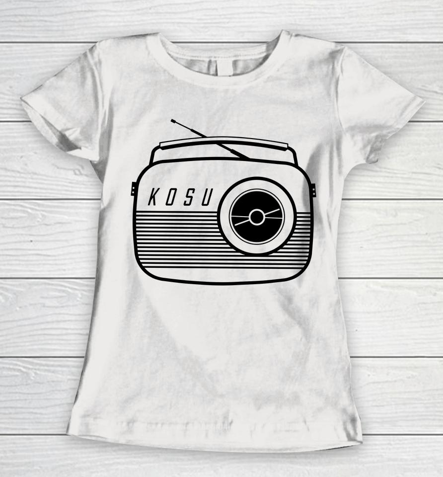 Kosu Radio Edition Limited White Women T-Shirt