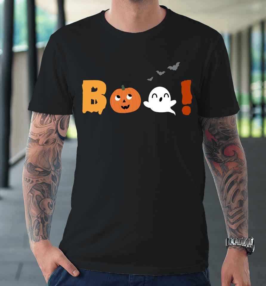 Kwai Halloween Boo Pumpkin And Ghost Premium T-Shirt