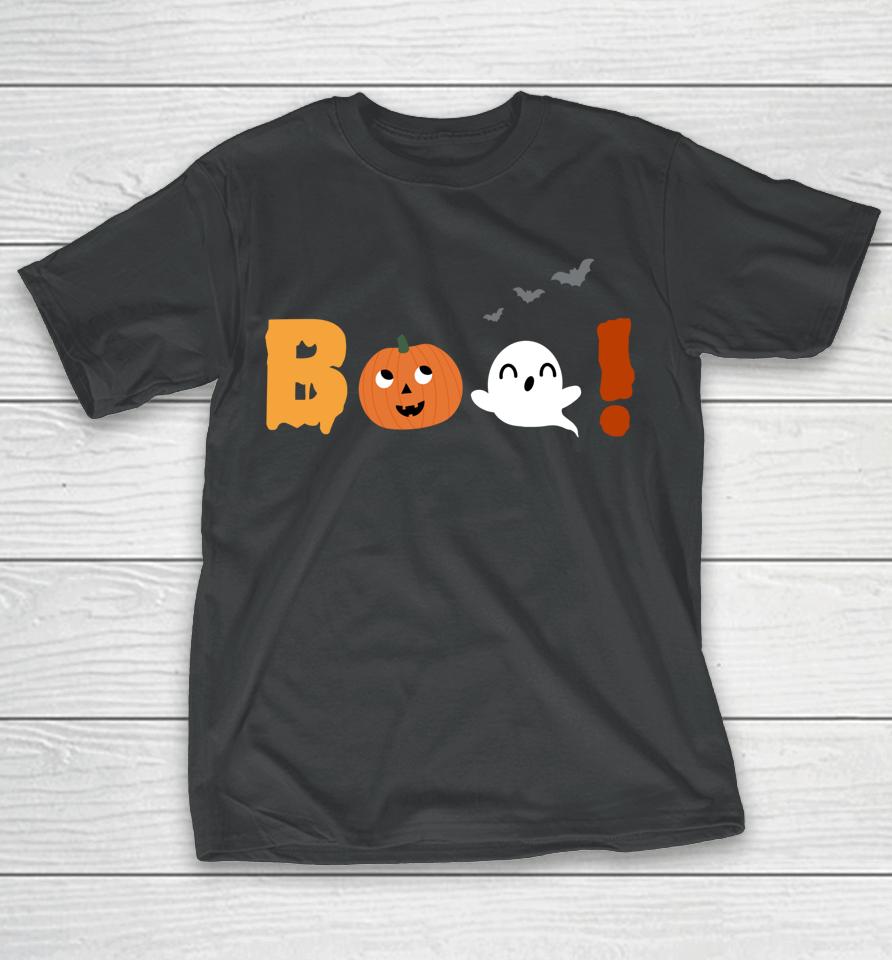 Kwai Halloween Boo Pumpkin And Ghost T-Shirt