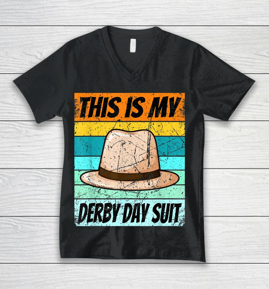 Ky Derby Suits For Derby Day Kentucky Attire 2023 Unisex V-Neck T-Shirt