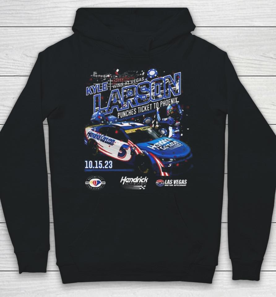 Kyle Larson Checkered Flag Sports 2023 South Point 400 Race Winner Hoodie