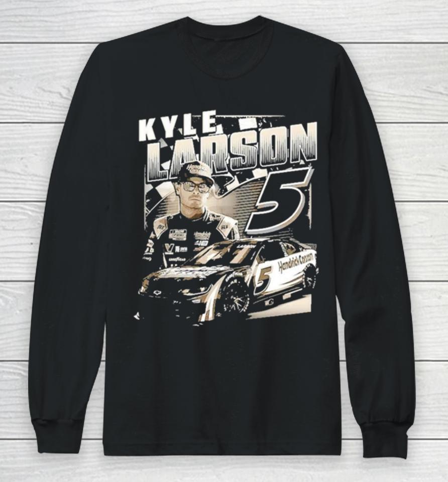 Kyle Larson Hendrick Motorsports Team Collection Black Burnout Long Sleeve T-Shirt