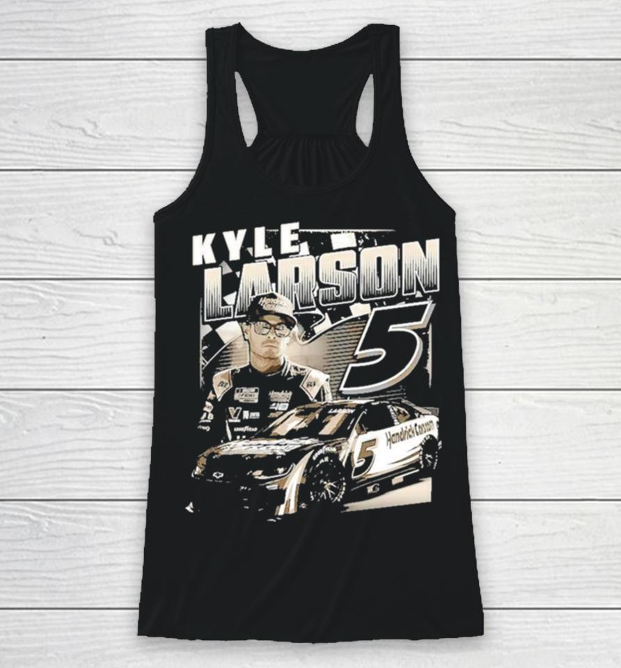 Kyle Larson Hendrick Motorsports Team Collection Black Burnout Racerback Tank