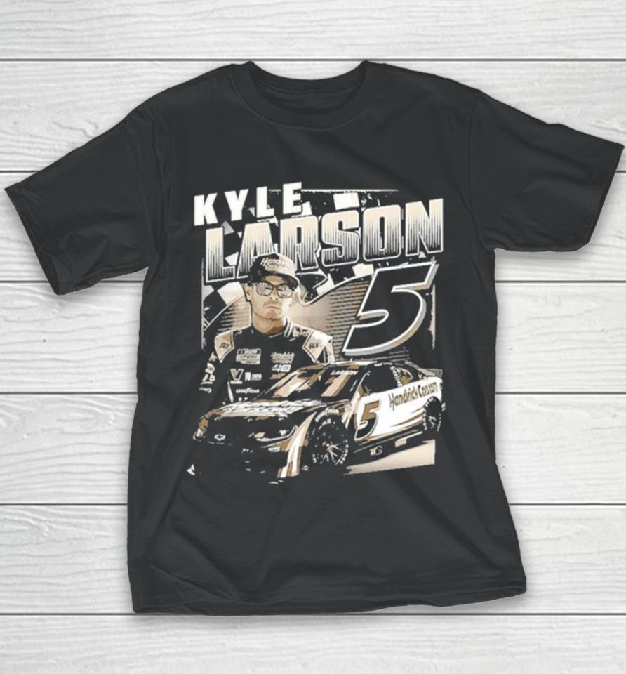 Kyle Larson Hendrick Motorsports Team Collection Black Burnout Youth T-Shirt