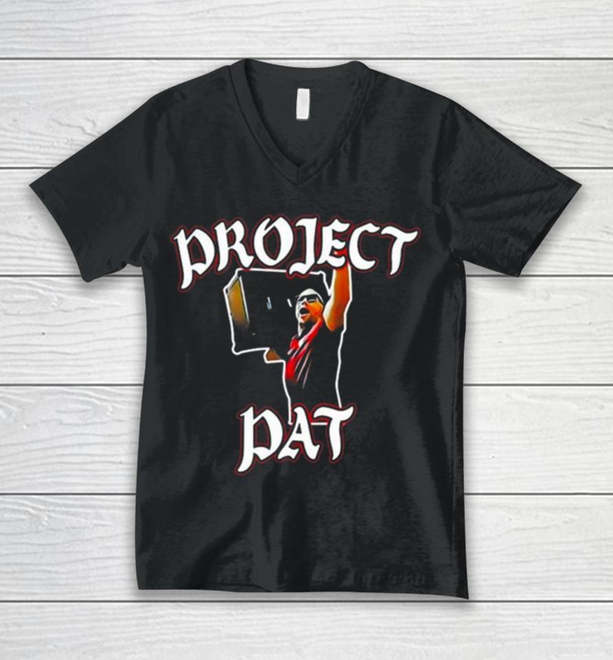 L1C4Thearts Project Pat Unisex V-Neck T-Shirt