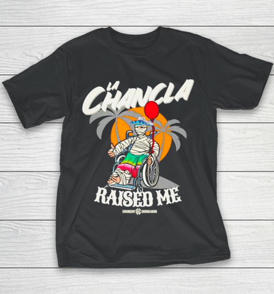La Chancla Raised Me Old School Youth T-Shirt