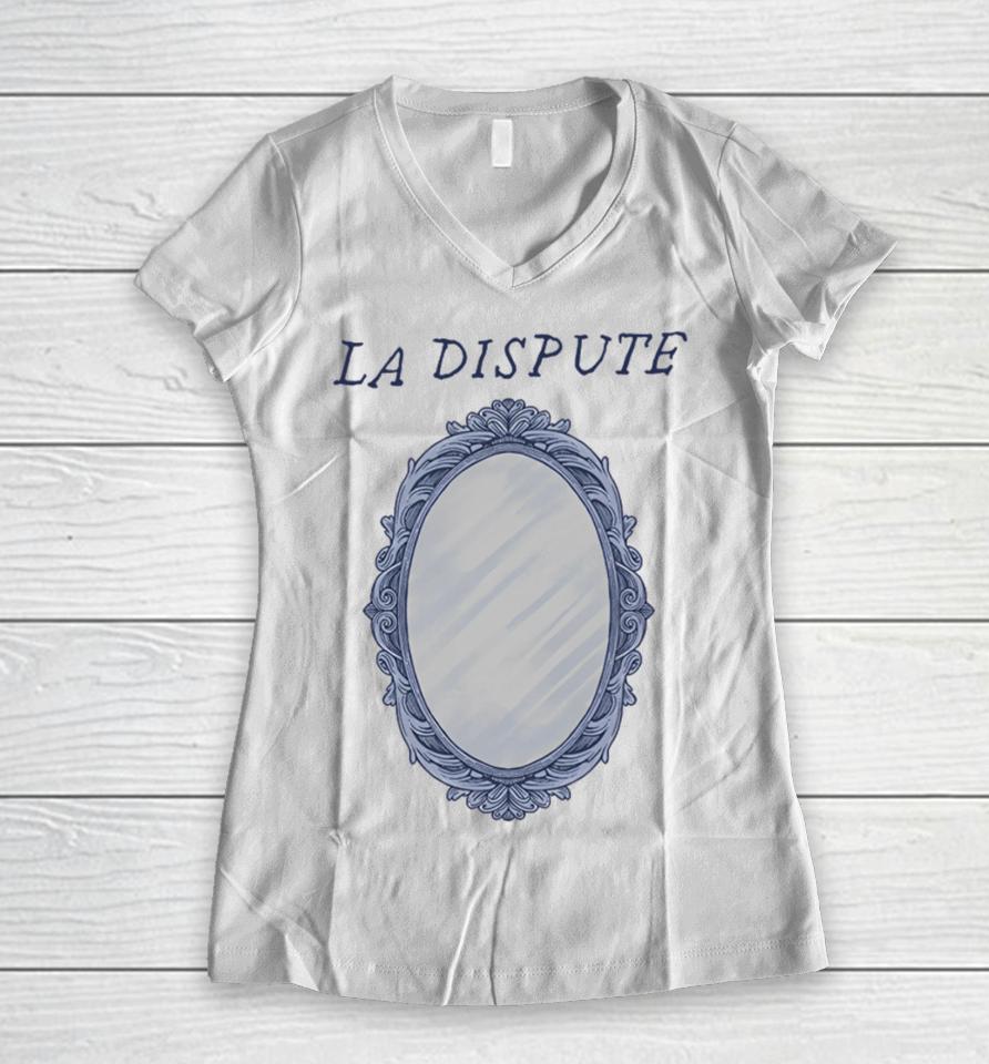 La Dispute Frames Grey Women V-Neck T-Shirt