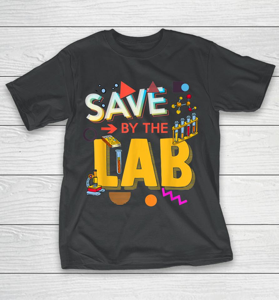 Lab Week 2023 Saved By The Lab Retro Medical Laboratory Tech T-Shirt