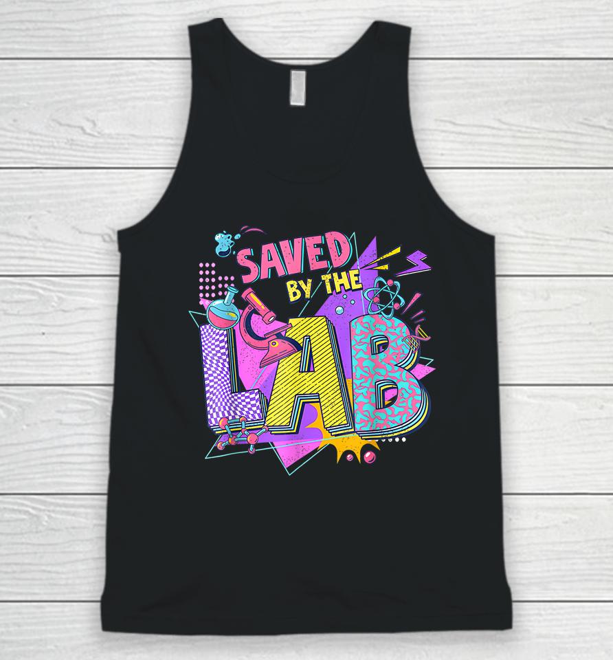 Lab Week 2023 Saved By The Lab Retro Medical Laboratory Tech Unisex Tank Top