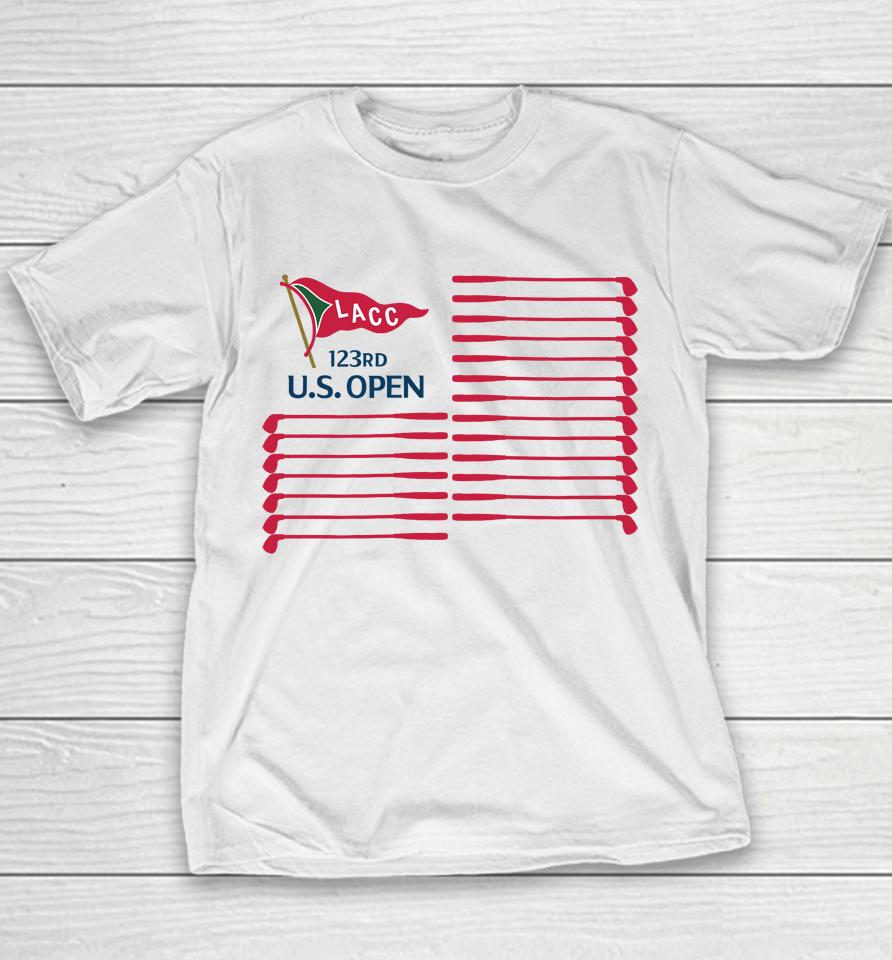 Lacc Swing Juice 2023 Us Open 123Rd Anniversary Club Youth T-Shirt
