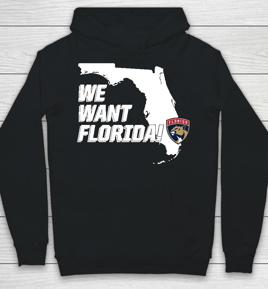 Lacrosswear Florida Panthers We Want Florida Hoodie