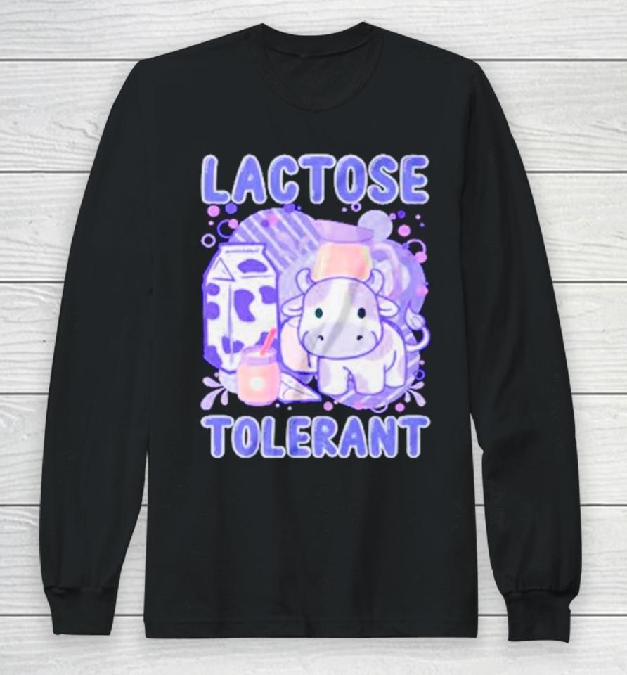 Lactose Intolerant Funny Milk Long Sleeve T-Shirt
